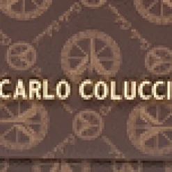 Elegant Logo Print Kosmetikpose