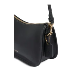 Elegant Sort Crossbody Taske med Kæde