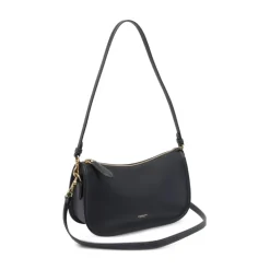 Elegant Sort Crossbody Taske med Kæde
