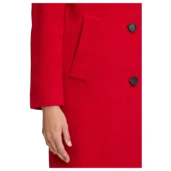 Elegant uldfrakke med krave