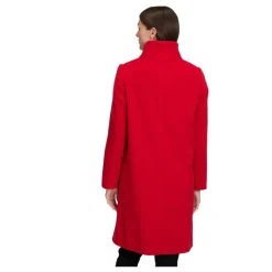 Elegant uldfrakke med krave