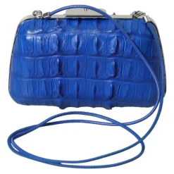 Elektrisk Bl Crocodile Lder Clutch