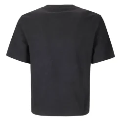 Embroidered Logo Crop T-Shirt