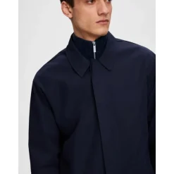 Enkeltknappet frakke