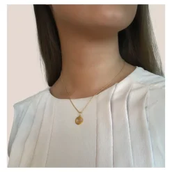 Familie Halskæde med 14K Guld Vedhæng