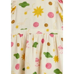 Farverig Kjole med Print