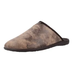 Faux Leather Comfort Slippers