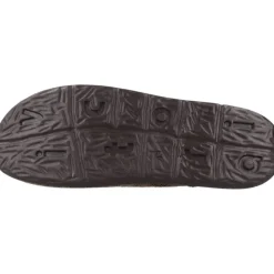 Faux Leather Comfort Slippers