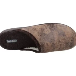 Faux Leather Comfort Slippers