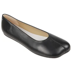 Flade Læderballerina Sko