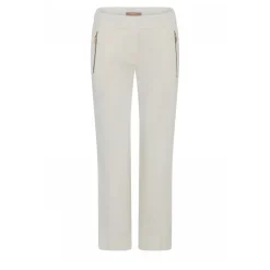 Flare ben off white bukser