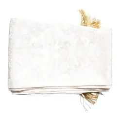 Floral Jacquard Fringes Tørklæde