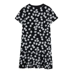 Floral Print Rundhalset Kjole