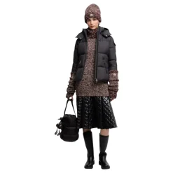 Fourmines Hætteforet Kort Dunjakke