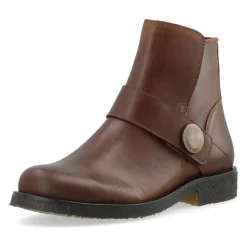 FREJA Low Biker Boot Cognac