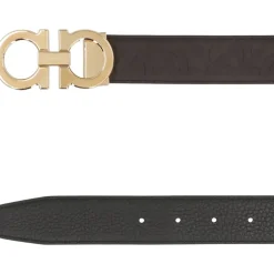 Gancini Reversible læderbælte