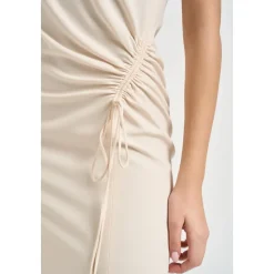 Gathered Split Dress