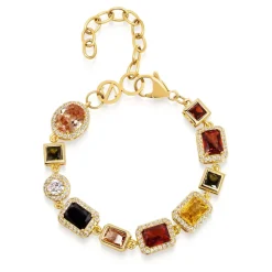 Gem Bracelet in Gold