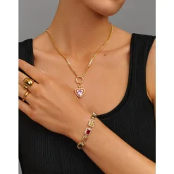 Gem Bracelet in Gold