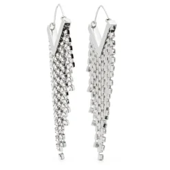 Gennemsigtige Sølv Loop Øreringe