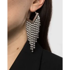 Gennemsigtige Sølv Loop Øreringe