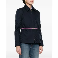 GG Cotton Gabardine Zip Jacket