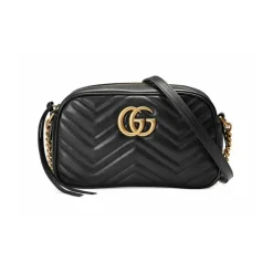 GG Marmont Small Matelassé Shoulder Taske