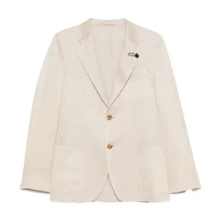 Giacca due bottoni con tasche applicate