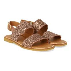 Glitter Sandal i Ler Glitter