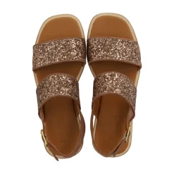 Glitter Sandal i Ler Glitter