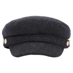 Grå Baker Boy Bothal Uldhat