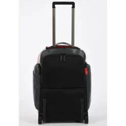 Grå kuffert med USB-port