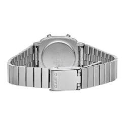 Grå Rustfrit Stål Digital Ur med Alarm