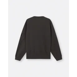 Grå Sweaters med Compass Logo Print