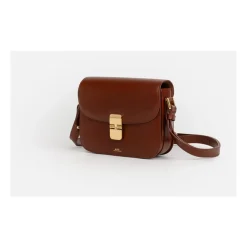 Grace Small Brun Tasker med Guld Hardware