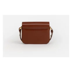 Grace Small Brun Tasker med Guld Hardware