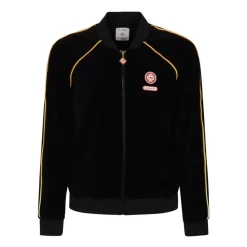 Gradient Piping Velour Track Jacket