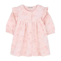 Grafisk Print Ruffled Detaljer Pink Sæt