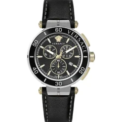 GRECA Chronograph Læderrem Ur