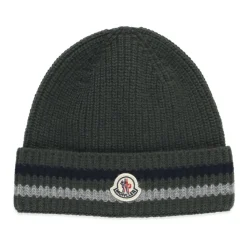 Grøn Børne Beanie med Logo Patch