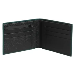 Grøn læder DG-logo Bifold tegnebog