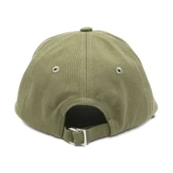 Grøn Logo-Plaque Buet Skygge Hat