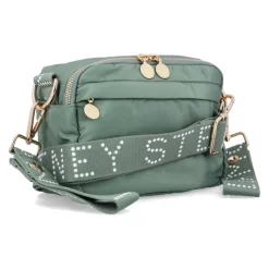 Grøn Nylon Crossbody Taske