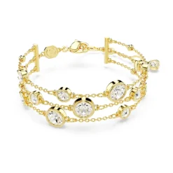 Guld Krystal Armbånd, Stilfuldt Tilbehør