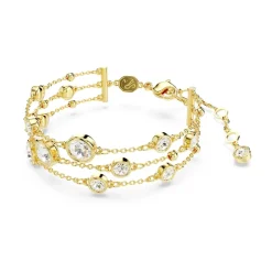 Guld Krystal Armbånd, Stilfuldt Tilbehør