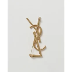 Guld Rope Logo Broche
