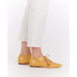 Gule Åbne Tå Richelieu Lædersko