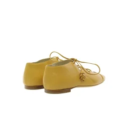 Gule Åbne Tå Richelieu Lædersko