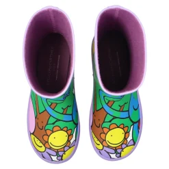 Gummistøvler med print