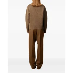 Hasselnødbrun Crew Neck Sweater